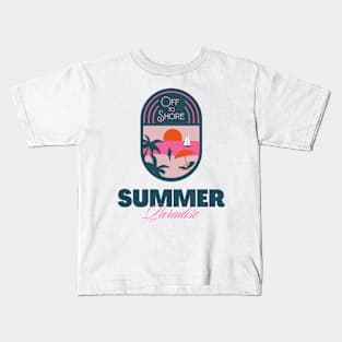 Summer Paradise Tropical Paradise Kids T-Shirt